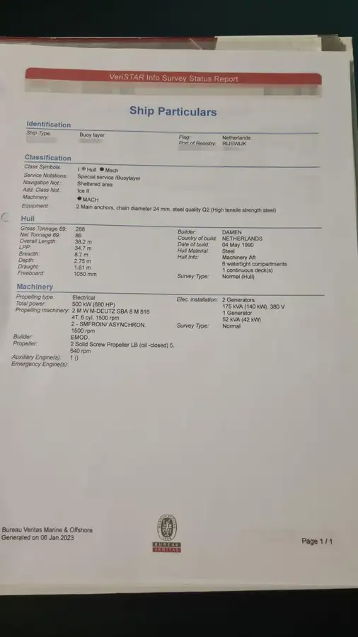 Tedarik gemisi satılık