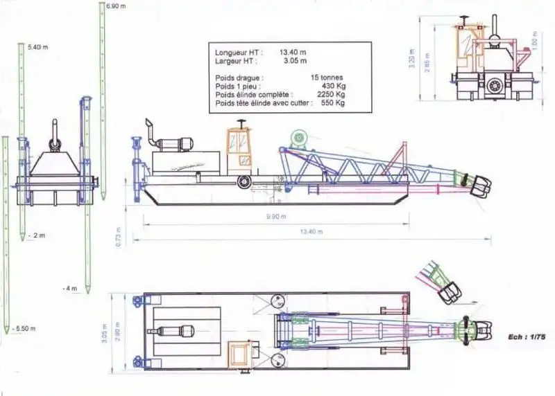 Dredger (Kazık çakma gemisi) satılık