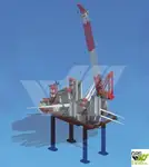 Jack-up drilling rig satılık