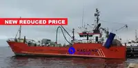 Balık işleme ve teslimatı için gemi satılık
